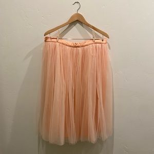 Custom Tulle Ballerina Midi Skirt